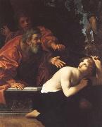 Ludovico Carracci Susannah and the Elders oil painting on canvas